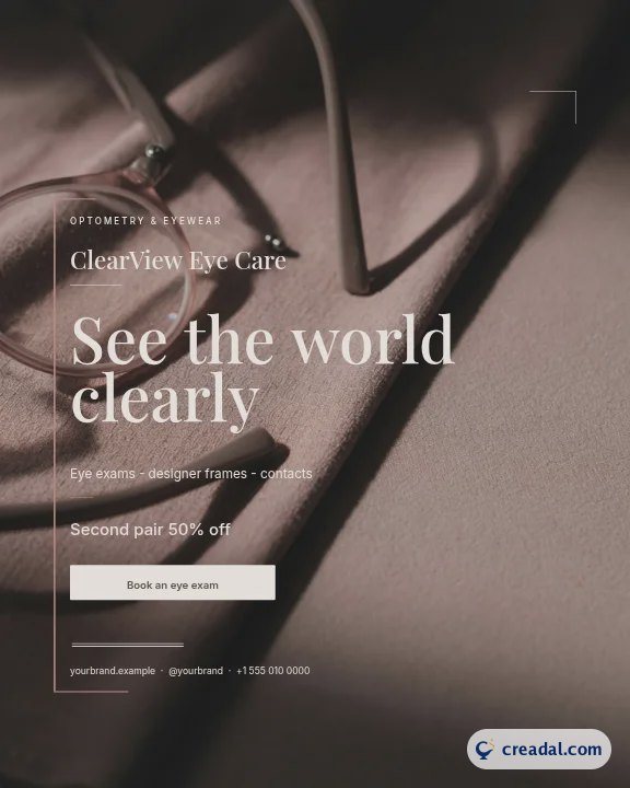 Optometry & Eyewear: Instagram Portrait Post