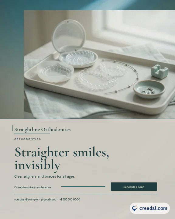 Orthodontics & Clear Aligners: Instagram Portrait Post