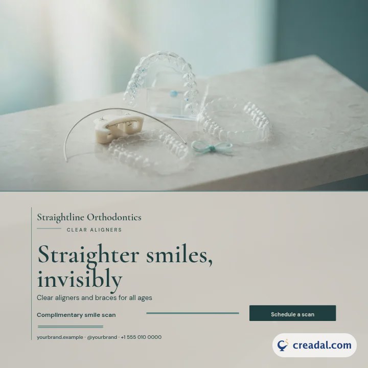 Orthodontics & Clear Aligners: Instagram Post