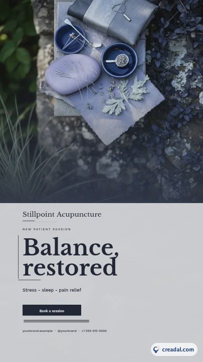 Clinique d'acupuncture : Story Instagram