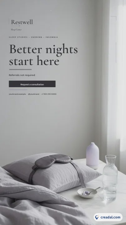 Clinique du sommeil : Story Instagram