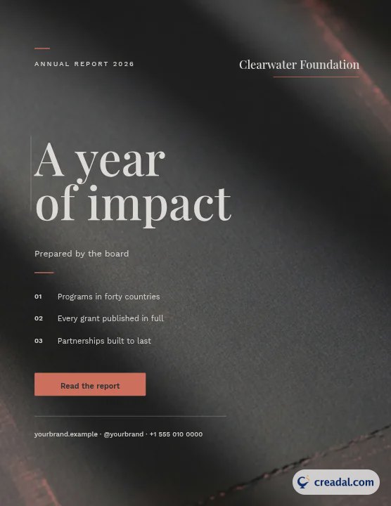 Annual Report: US Letter Flyer