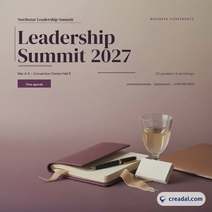 Business Conference: LinkedIn Post