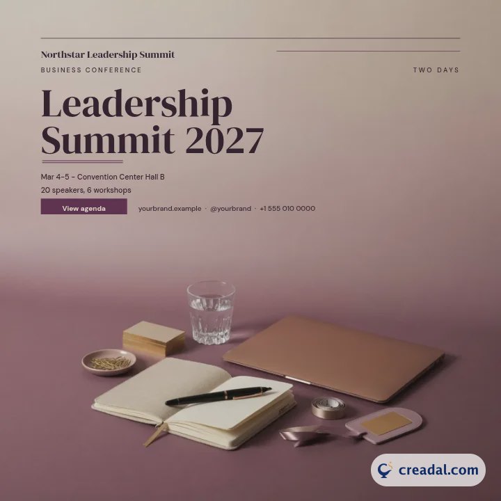 Business Conference: Instagram Post