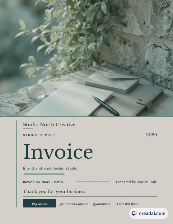 Kit d’activité freelance : couverture de rapport US Letter