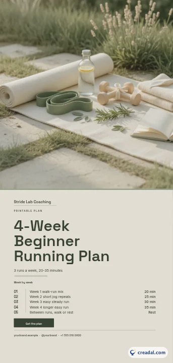 锻炼计划系列：Pinterest长图