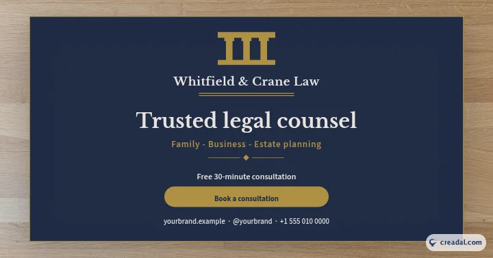 Law Firm: Facebook / Web Banner