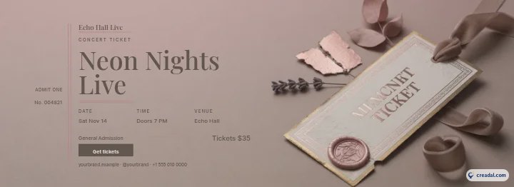 演唱会门票套装：活动门票
