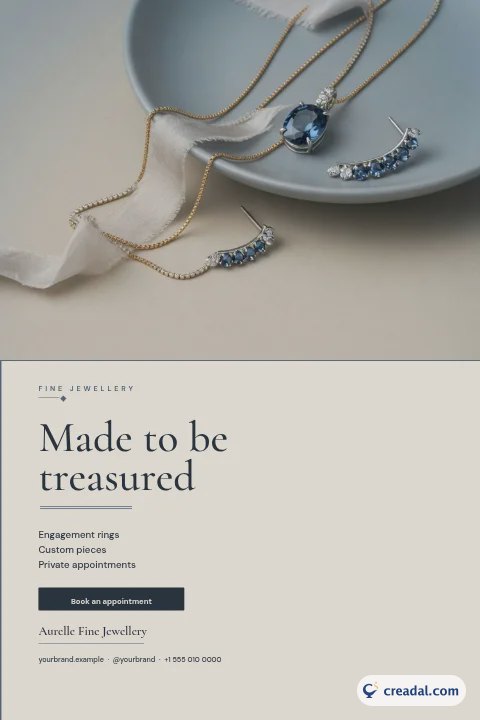 Feine Schmuckboutique: Pinterest-Pin