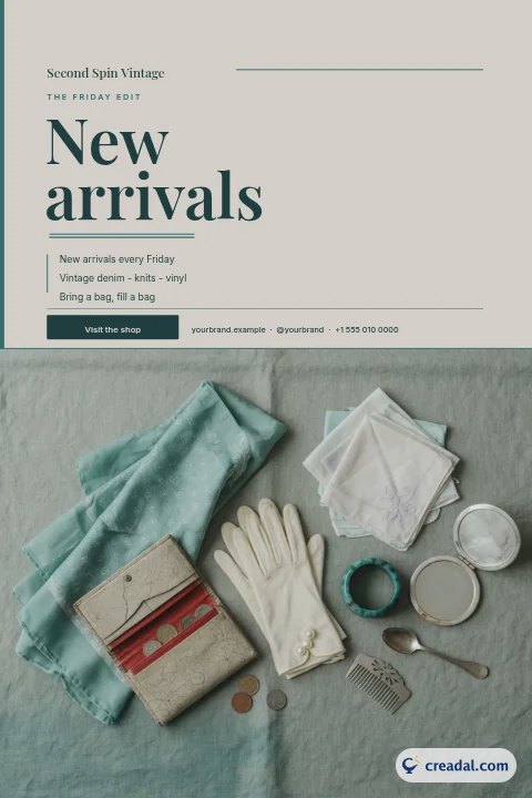 ヴィンテージ＆スリフト店：Pinterestピン