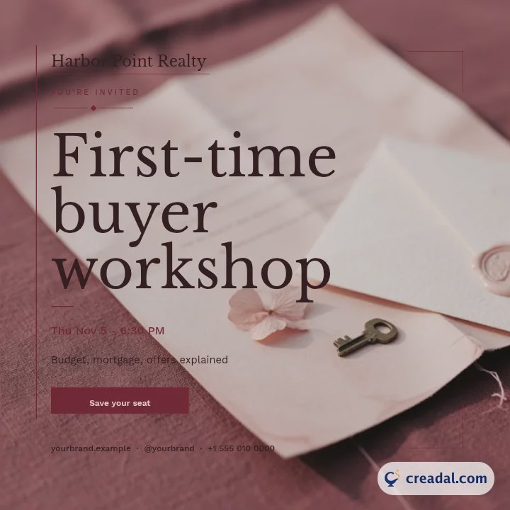 First-Time Buyer Seminar: Instagram Post