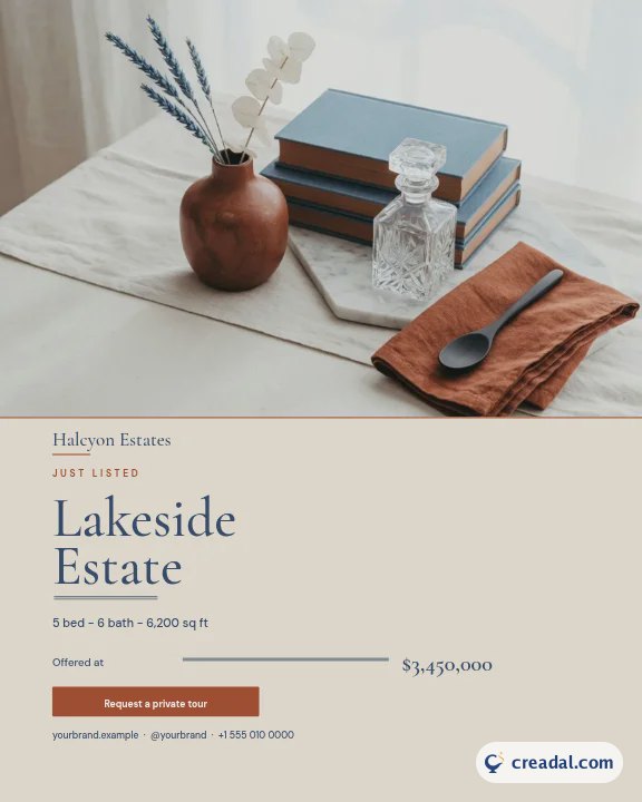 Luxury Listing: Instagram Portrait Post