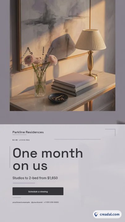 Apartment For Rent: Instagram Story