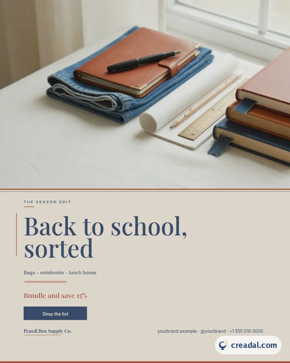 Back to School: Instagram Portrait Post