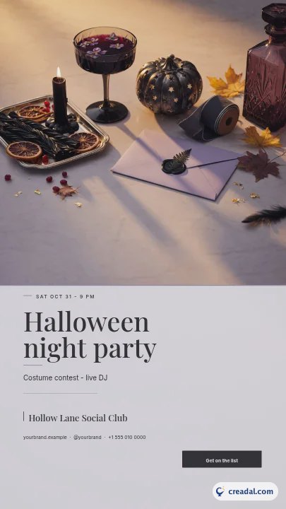 Festa de Halloween: Story do Instagram