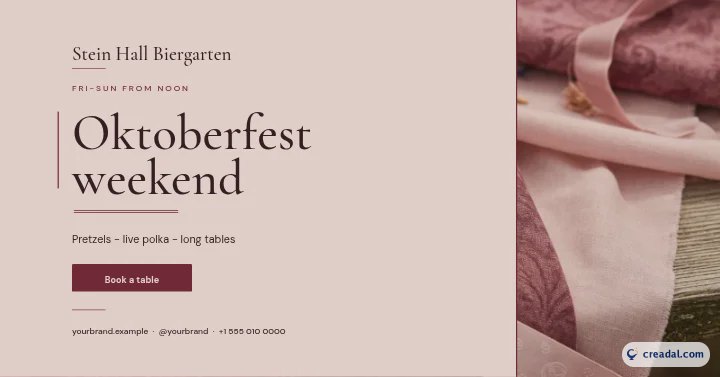 Oktoberfest: Publication Facebook