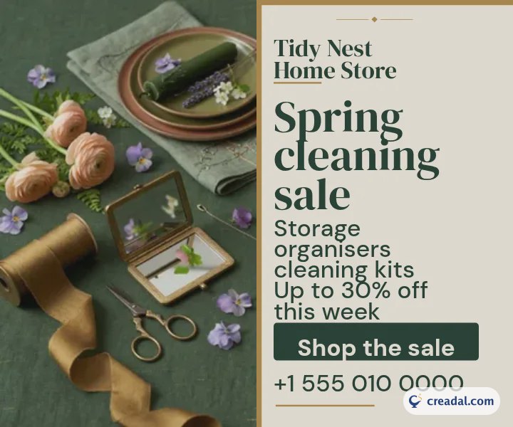 Spring Cleaning Sale: Display Ad 300x250