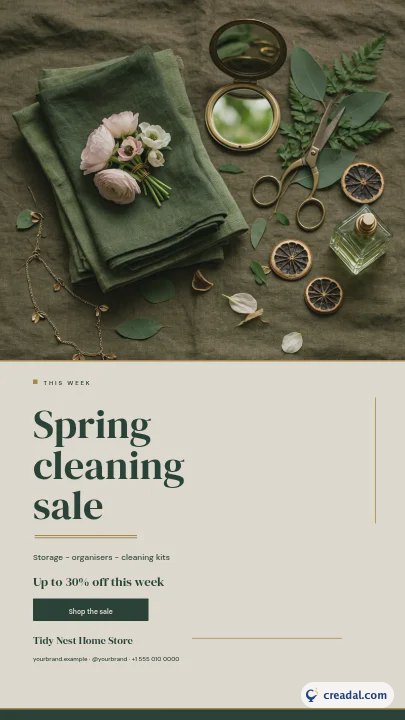 Spring Cleaning Sale: Instagram Story