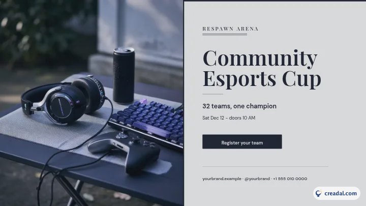 Esports Tournament: YouTube Thumbnail