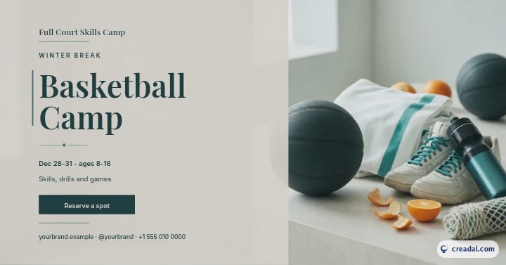 Basketball Camp: Facebook Post