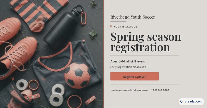 Jugendfußballliga: Facebook-Beitrag