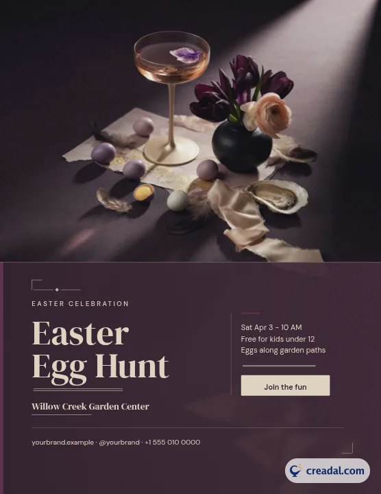 Easter Celebration: US Letter Flyer