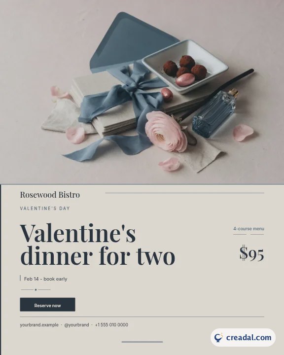 Valentinstag-Special: Instagram-Beitrag im Hochformat