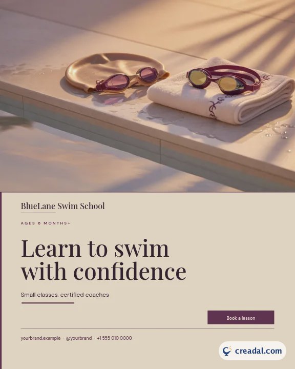 Swim School: Instagram Portrait Post