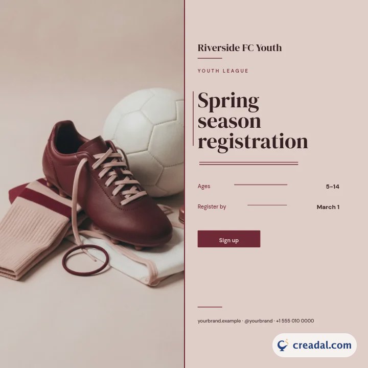 ユースサッカーリーグ：Instagram投稿