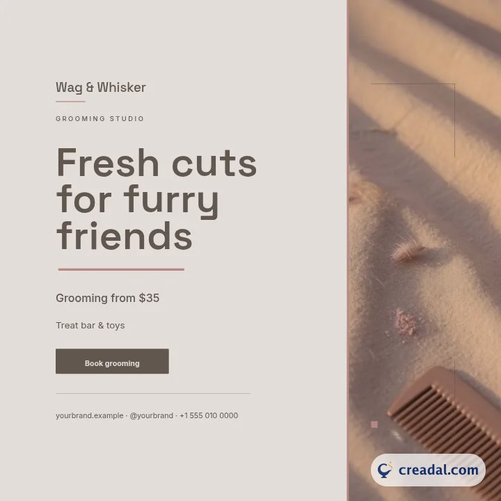 Pet Store & Grooming: Instagram Post
