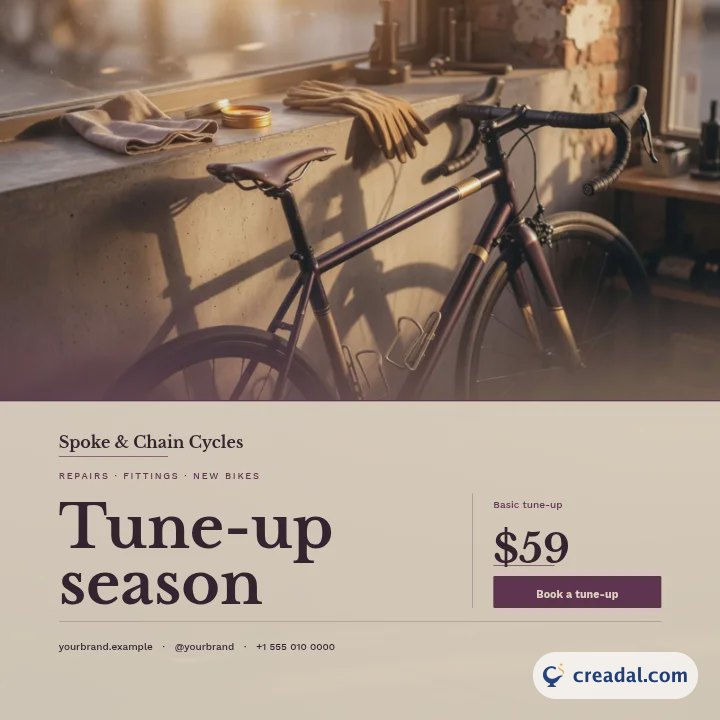 Bike Shop: Instagram Post