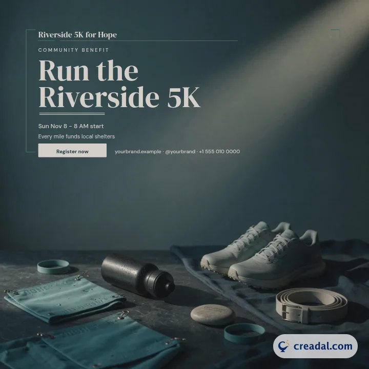 Charity Fun Run: Instagram Post