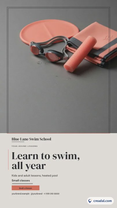 Swim School: Instagram Story