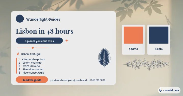 Destination Guide: Facebook / Web Banner