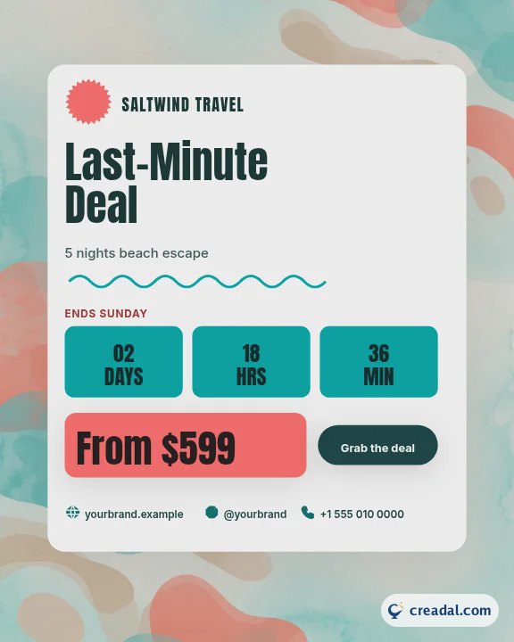Last-Minute-Deal: Hochformat-Post