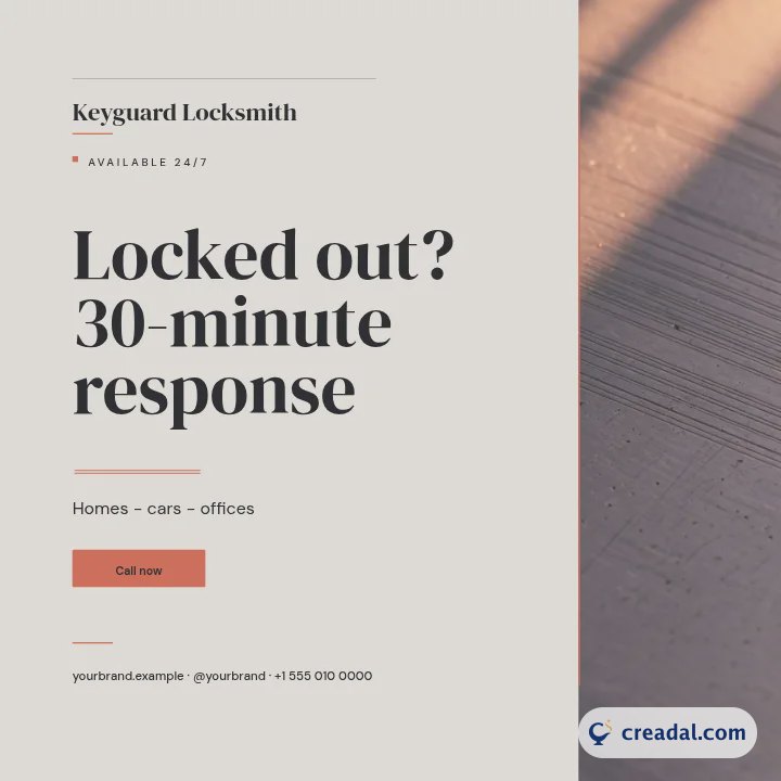 Locksmith: Instagram Post