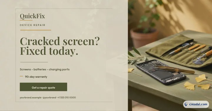 スマホ・タブレット修理：Facebook投稿