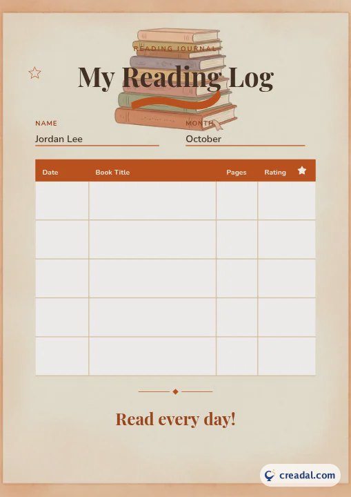 My Reading Log