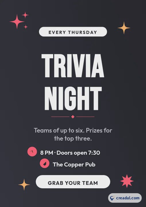 Trivia Night Poster