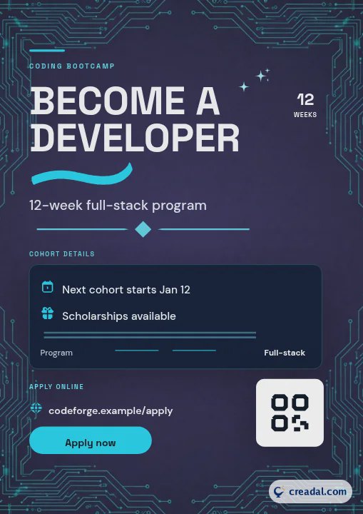 Coding Bootcamp Flyer