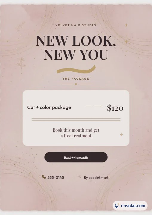 Promoção de salão