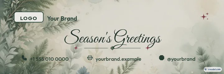 E-Mail-Header mit Festgrüßen
