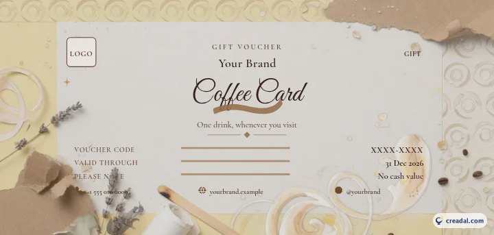 Bon cadeau café