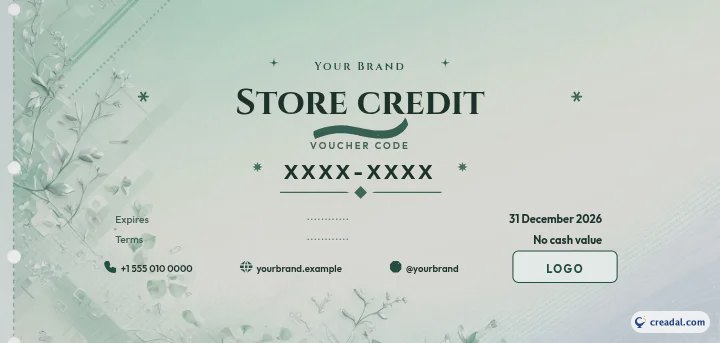 Store Credit Voucher