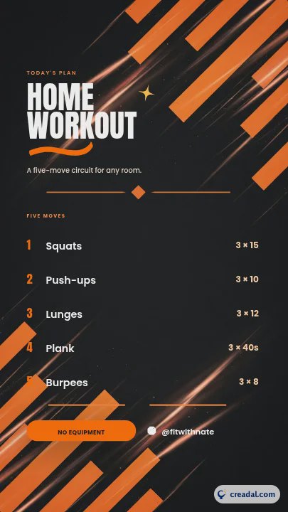 Home Workout Plan