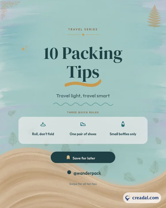10 Packtipps