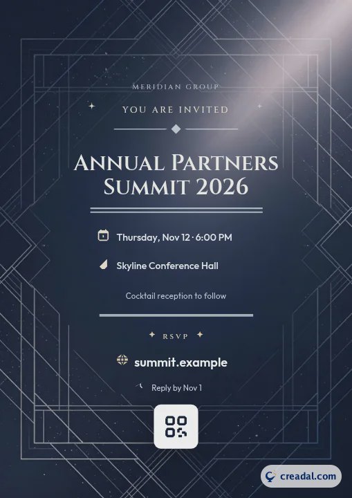 Corporate Event Invitation