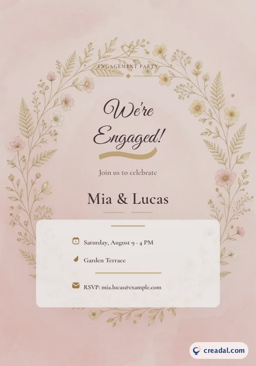 Engagement Party Invitation