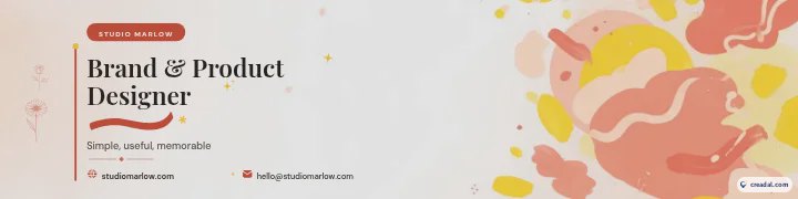 デザイナーのLinkedInバナー