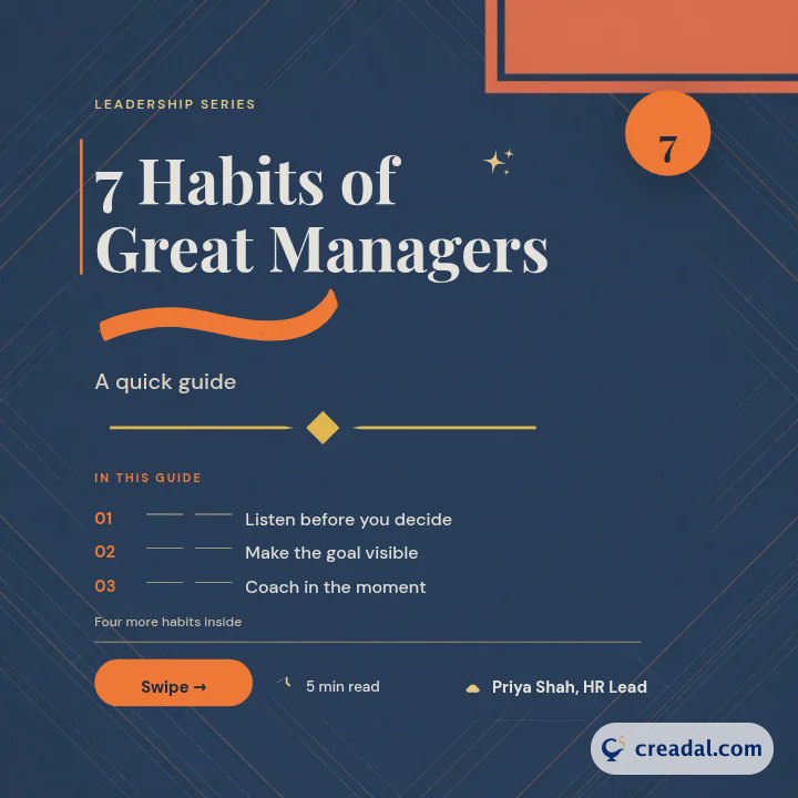 7 habitudes des grands managers